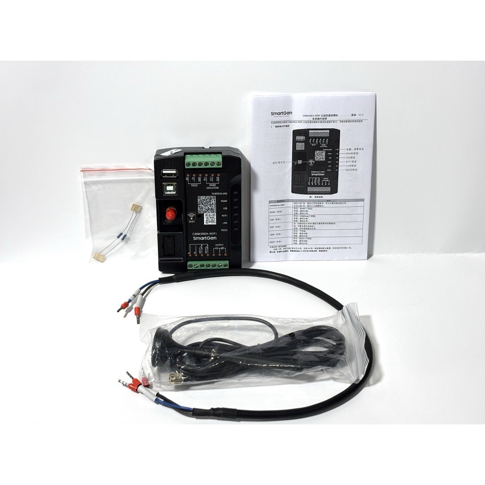 SmartGen CMM366A-WIFI Generator Controller Module RS485 RS232 Remote WiFi - Picture 7 of 12